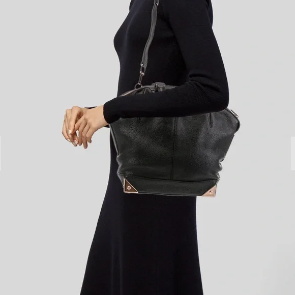 Alexander Wang leather top handle bag NEW - Picture 2 of 8